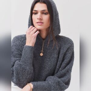 ELEVEN SIX Alpaca Pull Over Jenn Hoodie Sweater